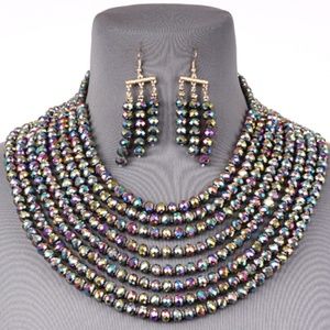 She's A Bad Mama Jama Necklace w/Earrings and Brac